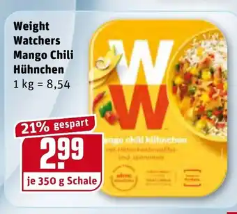 REWE Kaufpark Weight Watchers Mango Chili Hühnchen 350g Angebot