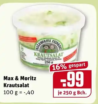 REWE Kaufpark Max & Moritz Krautsalat 250g Becher Angebot