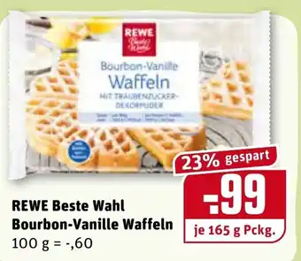 REWE Kaufpark Rewe Beste Wahl Bourbon Vanille Waffeln 165g Angebot