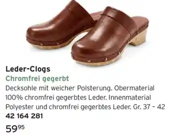 Tchibo Leder Clogs Angebot