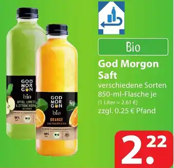 Famila Nord Ost God Morgon Saft 850 ml Flasche Angebot