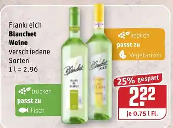 REWE Kaufpark Blanchet Weine 0,75L Angebot