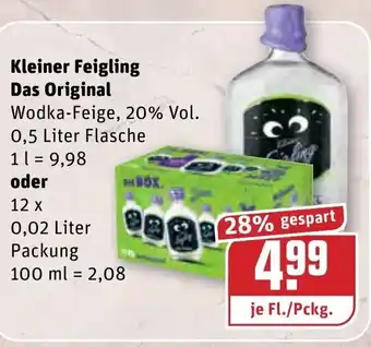 REWE Kaufpark Kleiner Feigling Das Original 0,5L oder 12x0,02L Angebot