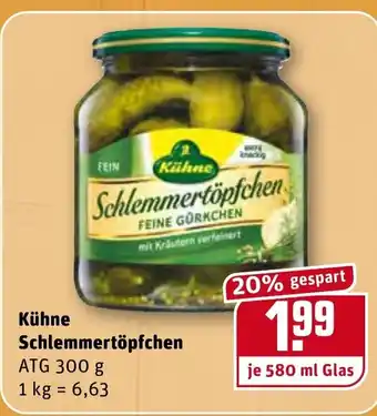 REWE Kaufpark Kühne Schlemmertöpfchen 580ml Angebot