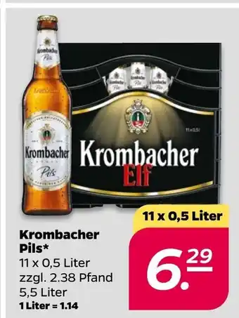 NETTO Krombacher Pils 11*500ml Angebot