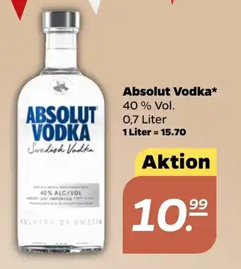 NETTO Absolut Vodka 700ml Angebot