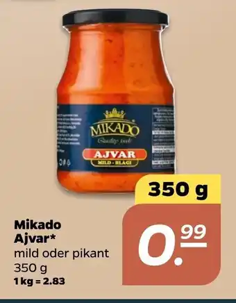 NETTO Mikado Ajvar 350g Angebot