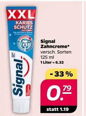 NETTO Signal Zahncreme 125ml Angebot