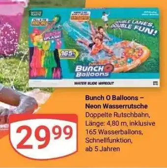 Globus Bunch O Balloons - Neon Wasserrutsche Angebot