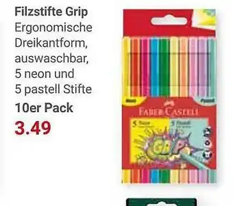 Globus Filzstifte Grip Angebot