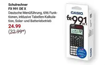 Globus Schulrechner Fx 991 De X Casio Angebot