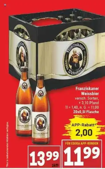 Marktkauf Franziskaner Weissbier Angebot