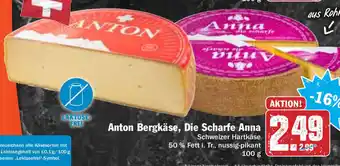 Hit Anton Bergkäse, Die Scharfe Anna 100g Angebot