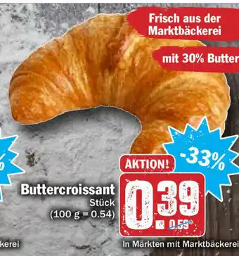 Hit Buttercroissant Angebot