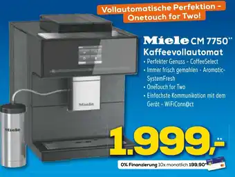 Euronics XXL Miele CM 7750 Kaffeevollautomat Angebot