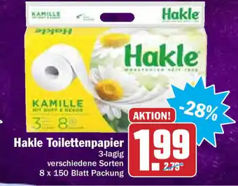 Hit Hakle Toilettenpapier Angebot