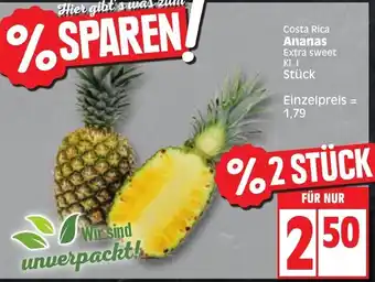 Edeka Costa Rica Ananas Extra Sweet Angebot