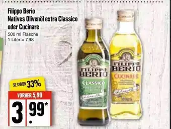 Edeka Filippo Berio Natives Olivenöl Extra Classico Oder Cucinare Angebot