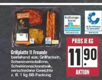 Edeka Grillplatte 11 Freunde Angebot