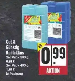 Edeka Gut & Günstig Kühlakkus Angebot