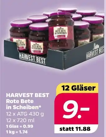 NETTO Harvest Best Rote Bete 12*720ml Angebot