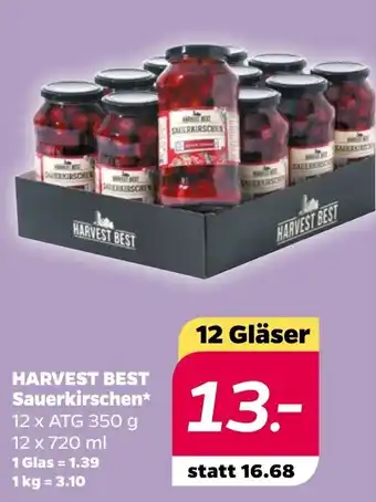 NETTO Harvest Best Sauerkirschen 12*720ml Angebot