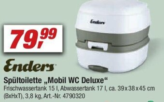 toom Baumarkt Enders Spültoilette ,,Mobil WC Deluxe" Angebot