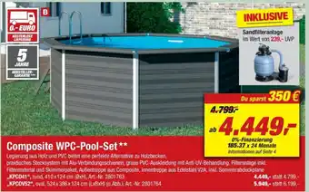 toom Baumarkt Composite WPC Pool Set Angebot