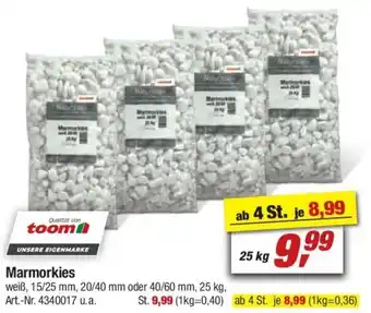 toom Baumarkt Marmorkies 25 kg Angebot