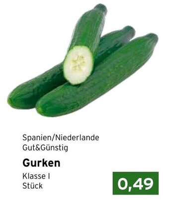 CAP Markt Gut & Günstig Gurken Angebot