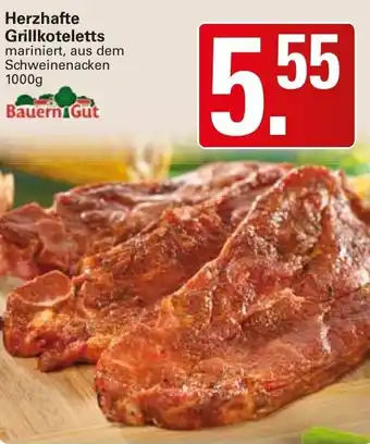 WEZ Bauern Gut Herzhafte Grillkoteletts 1000g Angebot