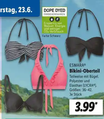 Lidl Esmara bikini-oberteil Angebot