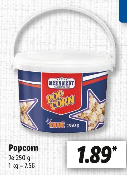 Popcorn Angebot bei Lidl