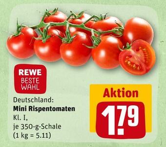 REWE Rewe beste wahl mini rispentomaten Angebot
