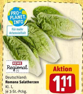 REWE Rewe regional romana salatherzen Angebot