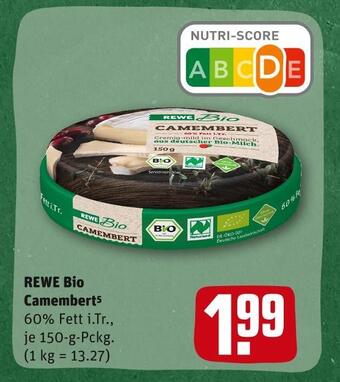 REWE Rewe bio camembert Angebot