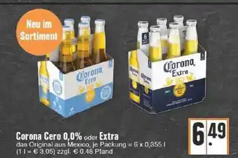 Edeka Corona Cero 0.0% Oder Extra Angebot