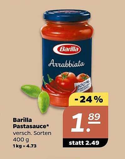 Alle Barilla Angebote - Entdecken Sie das günstigste Barilla Angebot!