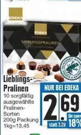 Edeka Edeka Genussmomente Lieblings-pralinen Angebot