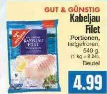 Edeka Gut & Günstig Kabeljau Filet Angebot