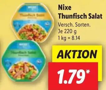 Lidl Nixe Thunfisch Salat 220 g Angebot