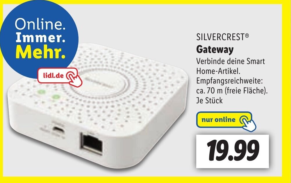 Silvercrest Gateway Angebot bei Lidl