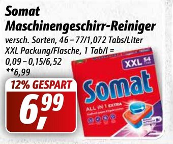 Simmel Somat Maschinengeschirr-Reiniger Angebot