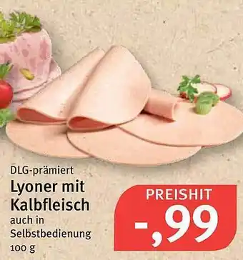 Feneberg Lyoner mit Kalbfleisch Angebot