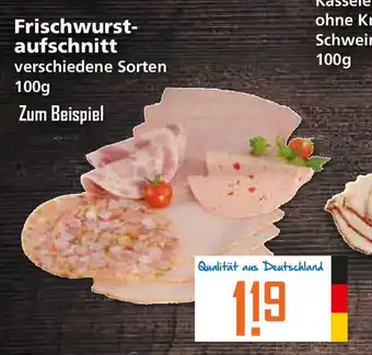 Klaas und Kock Frischwurstaufschnitt 100g Angebot