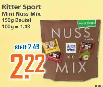 Klaas und Kock Ritter Sport Mini Nuss Mix 150g Angebot