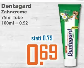 Klaas und Kock Dentagard Zahncreme 75ml Tube Angebot