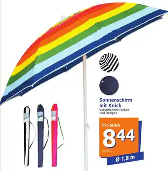 Action Sonnenschirm mit Knick ø 1,8 m Angebot