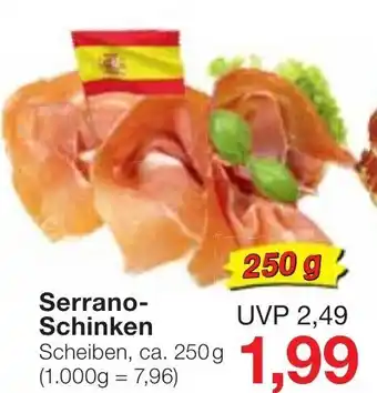 Jawoll Serrano Schinken 500g Angebot