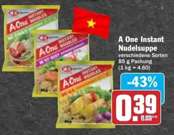 AEZ A One Instant Nudelsuppe 85 g Packung Angebot